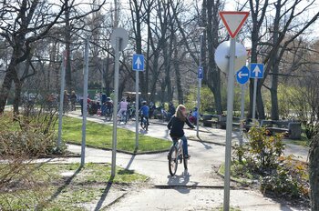 Verkehrsübungsplatz für Kinder in Budapest