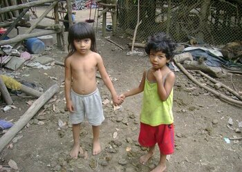 Arme Kinder in El Salvador