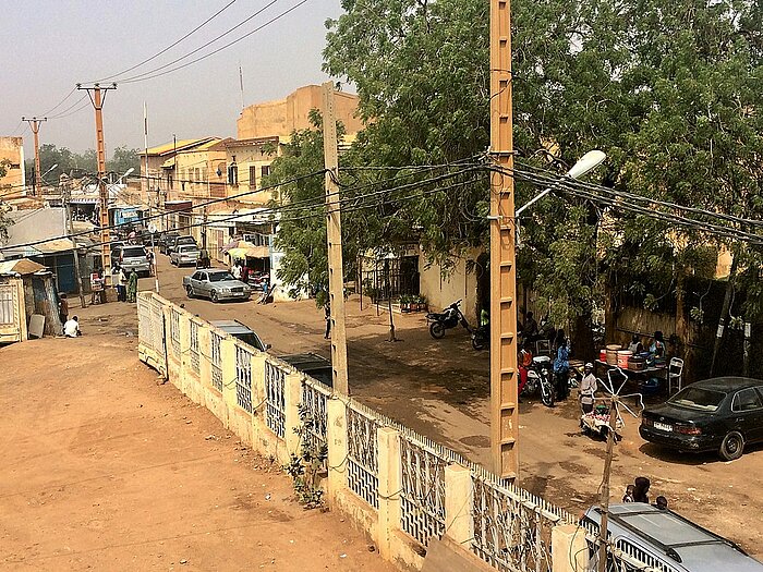 Straße Rue du Festival in Niamey
