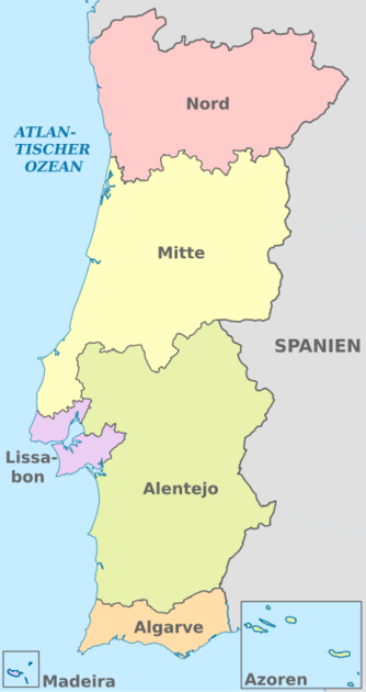 Portugal Regionen