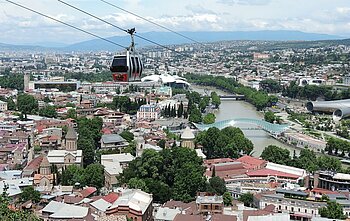 Seilbahn in Tiflis