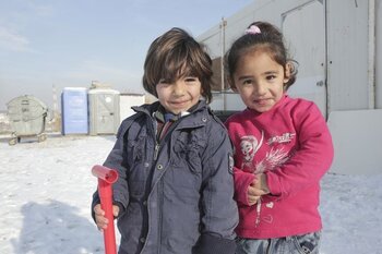 Syrische Kinder, Griechenland
