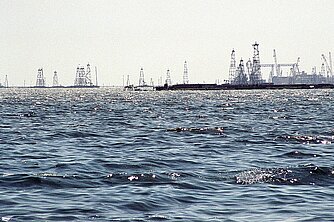 Offshore-Erdölfelder in Aserbaidschan