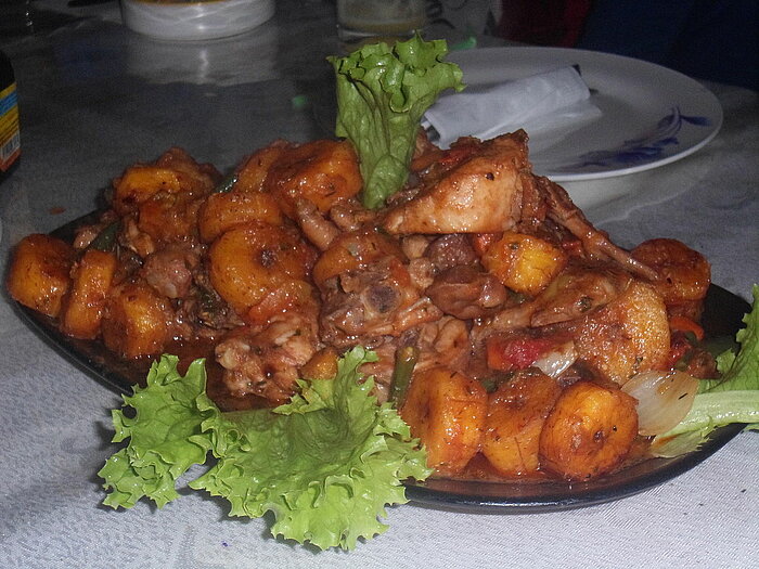 Poulet DG aus Kamerun