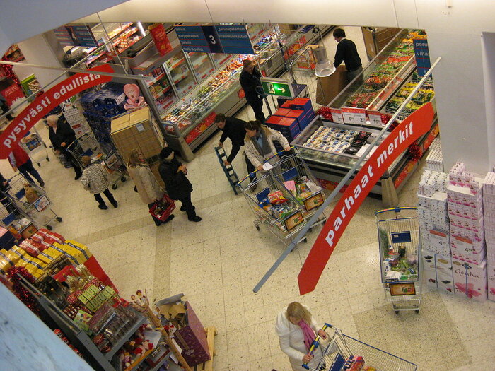 Supermarkt in Helsinki