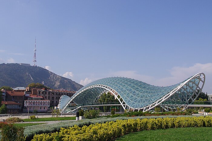 Brücke des Friedens in Tiflis