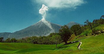 Grünes Land in Guatemala