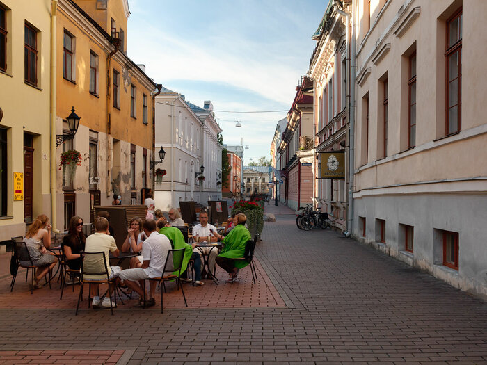 Straße in Tartu