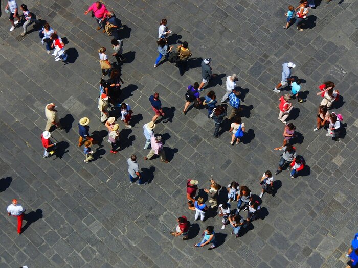 Menschen in Florenz