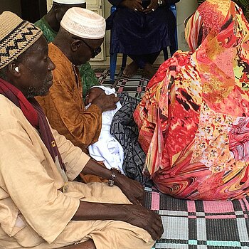 Taufe im Senegal