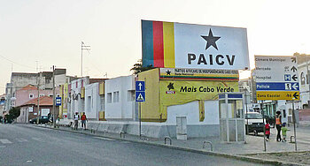 Sitz der PAICV in Praia