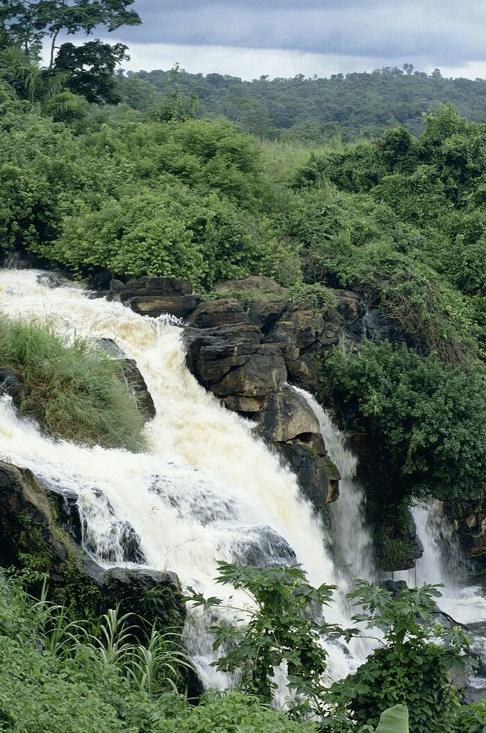 Boali-Wasserfälle am Mbali-Fluss