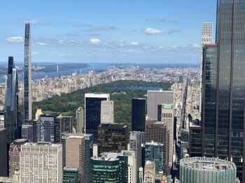 Blick auf den Central Park Central Park in New York