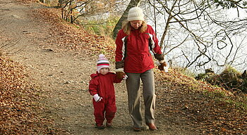 Mutter und Kind in Dänemark