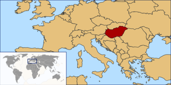 Ungarn Karte Europa