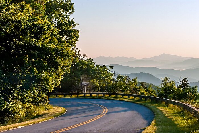 Blue Ridge Montains in den USA