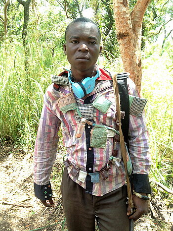 Mann der Anti-Balaka im Oktober 2013