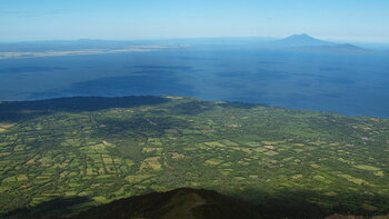 Nicaragua-See vom Vulkan Concepción aus