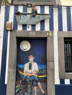 Bunte Haustüren Typisch Funchal