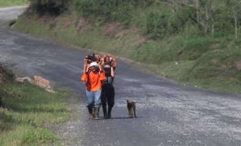 Guatemala Leben Kinder auf einer Straße in Guatemala