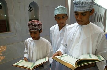Kinder, Religionsschule, Oman