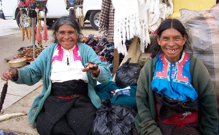 Zwei Indiofrauen aus Chiapas