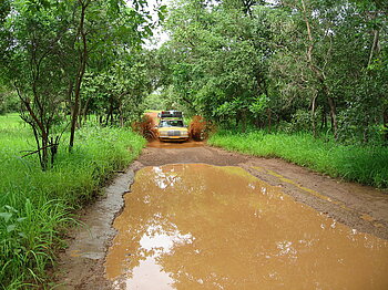 Straße im Senegal