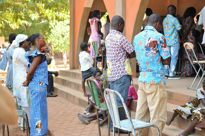 Gottesdienst in Burkina Faso