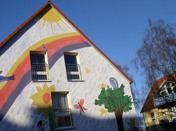 Buntes Haus in Hamburg