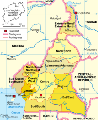 Gliederung von Kamerun