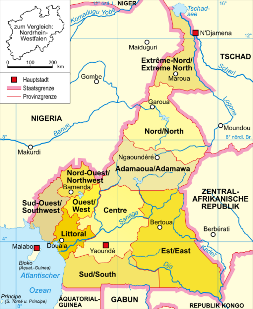 Einteilung von Kamerun