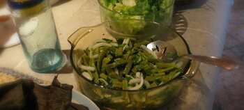 Salat aus Feigenkaktus