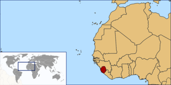 Sierra Leone Karte Lage
