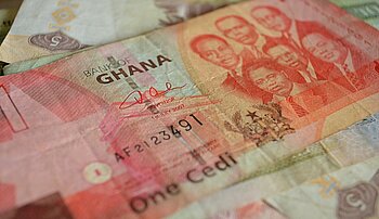 Cedi-Geldschein aus Ghana