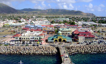 Blick auf Basseterre