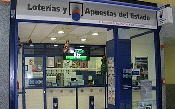 Losverkaufsstelle in Spanien