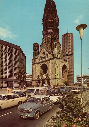 Kaiser-Wilhelm-Gedächtniskirche in West-Berlin