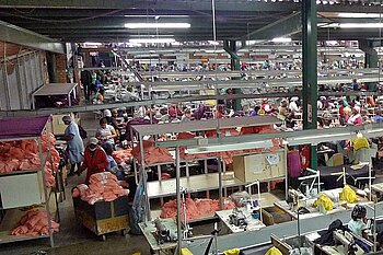 Textilfabrik in Lesotho