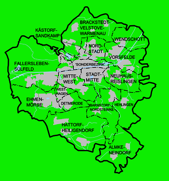 Stadtteile Wolfsburg