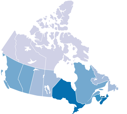Kanada Bevölkerungsdichte