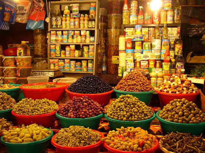 Markt in Annaba in Algerien