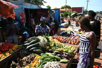 Markt in Banfora, Burkina Faso
