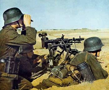 Deutsche Soldaten mit MG 34, Ostfront, 1942