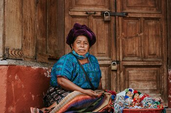 Frau aus Guatemala