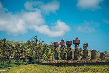 Moai auf der Osterinsel