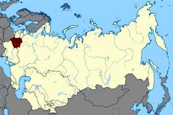 Weißrusslands Lage innerhalb der Sowjetunion