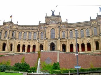Der Bayerische Landtag tagt im Maximilianeum in München.
