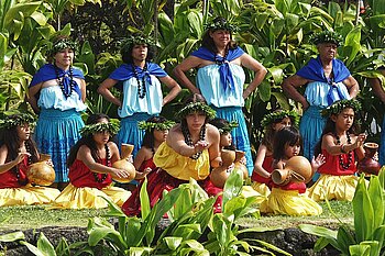 Hula-Vorführung in Hawaii