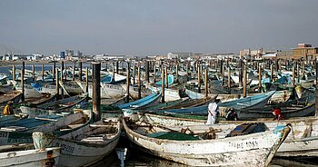 Fischereihafen in Nouadhibou
