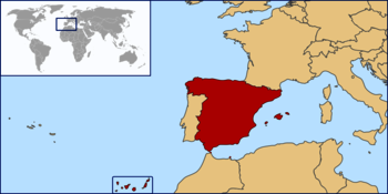 Spanien Lage